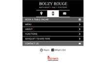 Tablet Screenshot of bouzyrouge.com.au